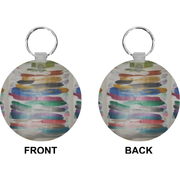 Custom Design - Circle Keychain (Front + Back)