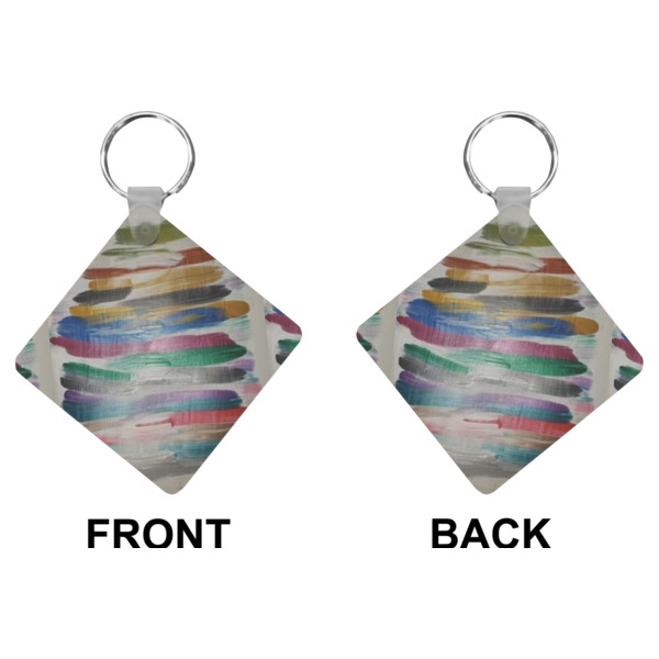 Custom Design - Diamond Keychain (Front + Back)