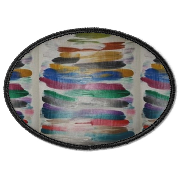 Custom Design - Iron On Patch - Oval - Front