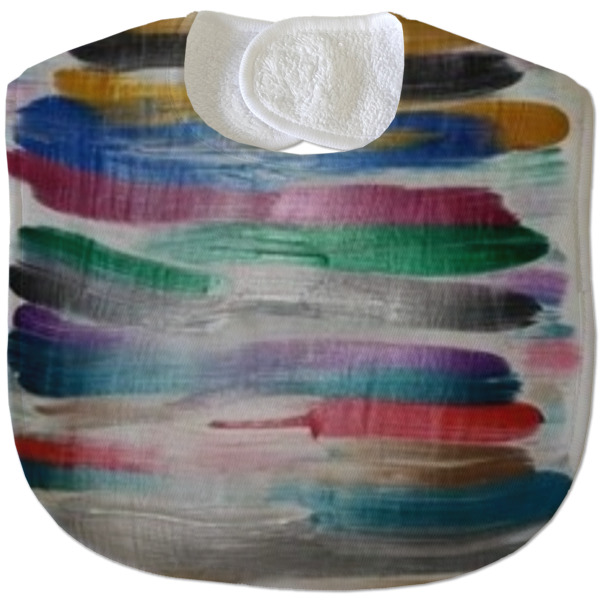 Custom Design - New Baby Bib - Closed and Folded