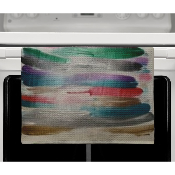 Custom Design - Waffle Weave Towel - Full Color Print - Lifestyle2 Image