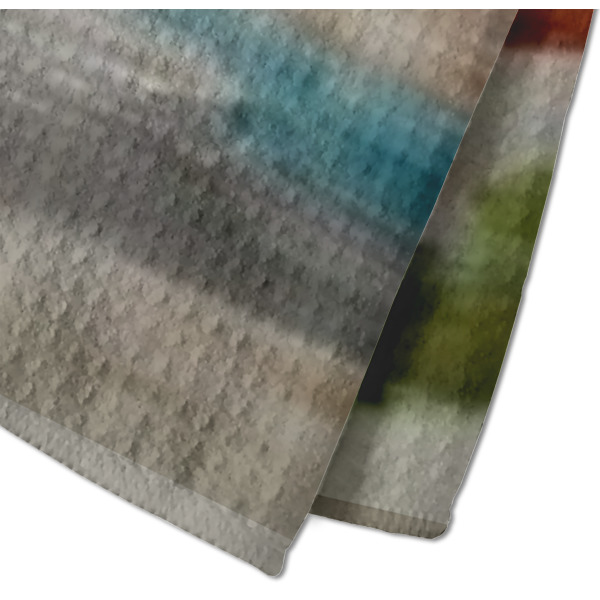 Custom Design - Waffle Weave Towel - Closeup of Material Image