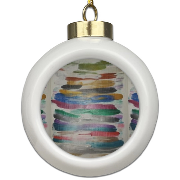 Custom Design Your Own Ceramic Ball Ornament
