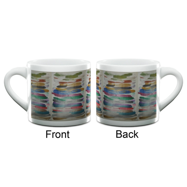 Custom Design - Double Shot Espresso Cup - Single - Front & Back