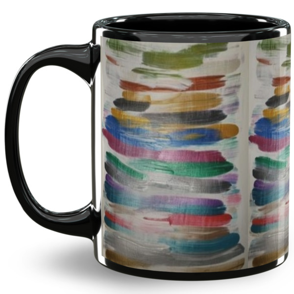Custom Design Your Own 11 oz Coffee Mug - Black