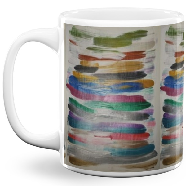 Custom Design Your Own 11 oz Coffee Mug - White