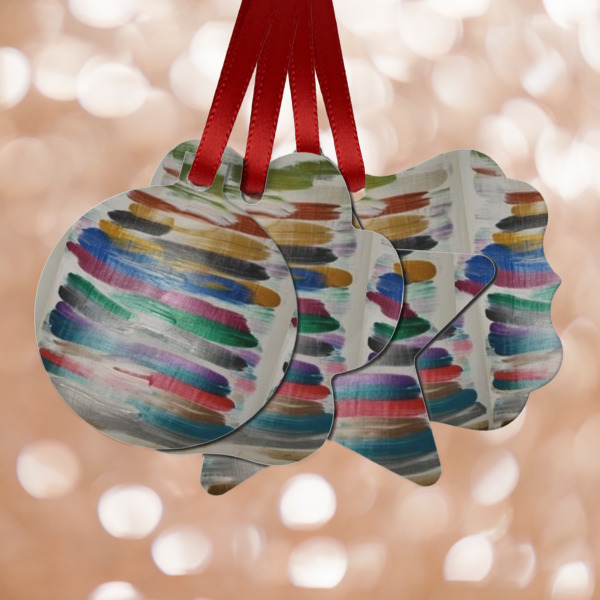 Custom Design Your Own Metal Ornaments - Double-Sided