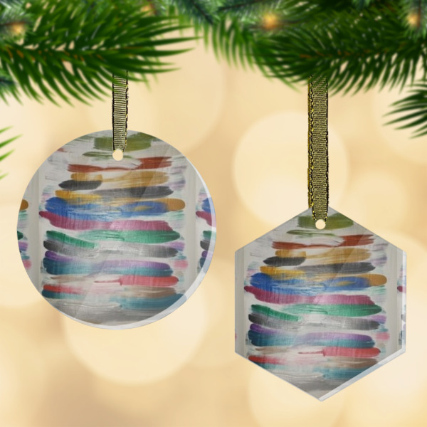 Custom Design Your Own Flat Glass Ornament