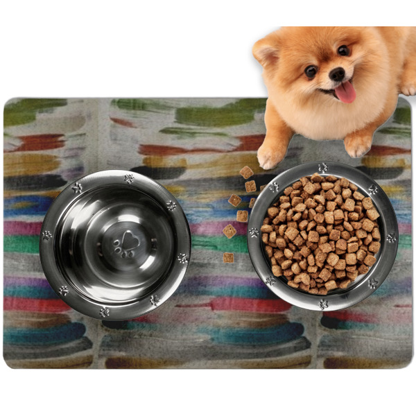 Custom Design Your Own Dog Food Mat - Small