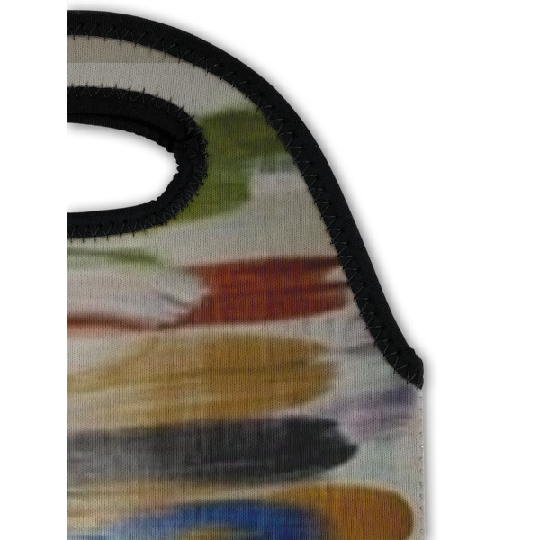 Custom Design - Double Wine Tote - Top Closeup