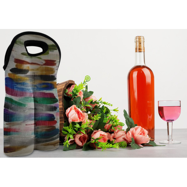 Custom Design - Double Wine Tote - In Context