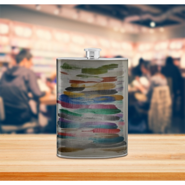 Custom Design - Stainless Steel Flask - LIFESTYLE 2