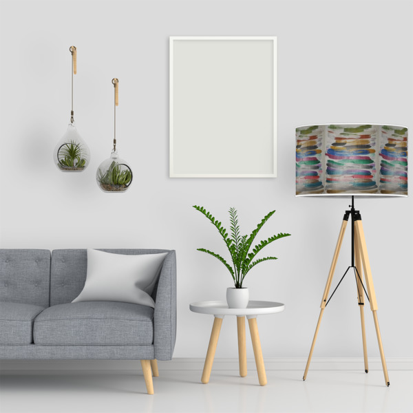 Custom Design - 12" Drum Lampshade - LIFESTYLE