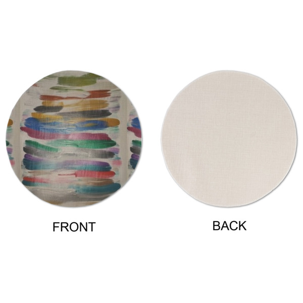 Custom Design - Round Linen Placemats - APPROVAL (single sided)