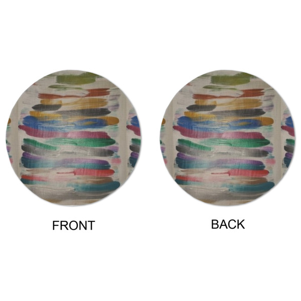 Custom Design - Round Linen Placemats - APPROVAL (double sided)