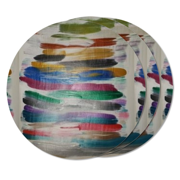 Custom Design - Round Fridge Magnet - THREE
