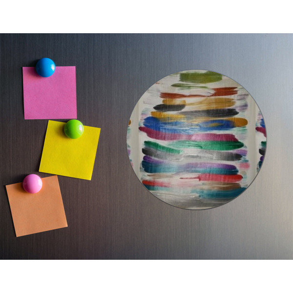 Custom Design - Round Fridge Magnet - LIFESTYLE