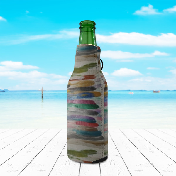 Custom Design - Zipper Bottle Cooler - LIFESTYLE