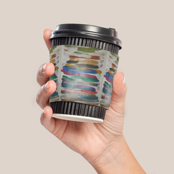 Custom Design - Coffee Cup Sleeve - LIFESTYLE