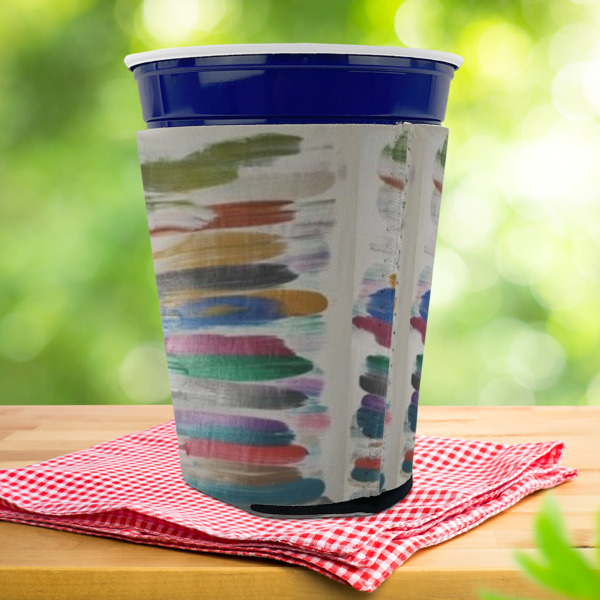 Custom Design - Party Cup Sleeves - with bottom - Lifestyle