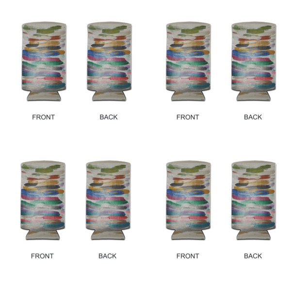 Custom Design - Can Cooler - Tall 12oz - Set of 4 - Front & Back