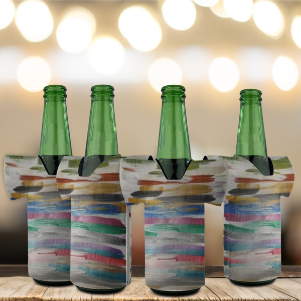 Custom Design - Jersey Bottle Cooler - Set of 4 - LIFESTYLE