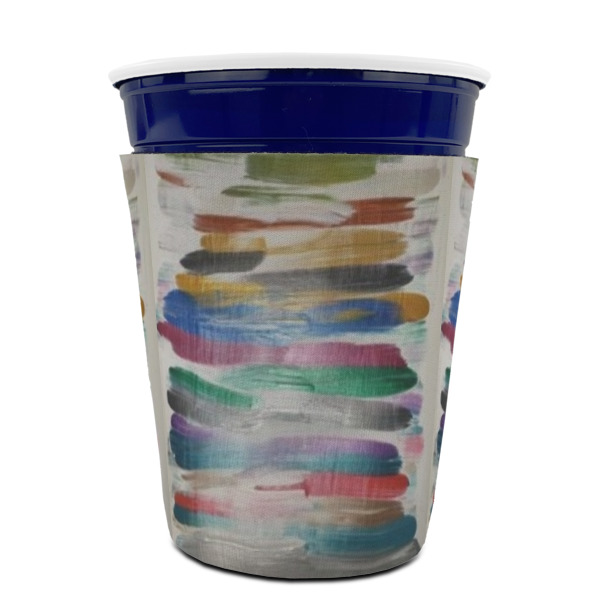 Custom Design - Party Cup Sleeves - without bottom - Front (On Cup)