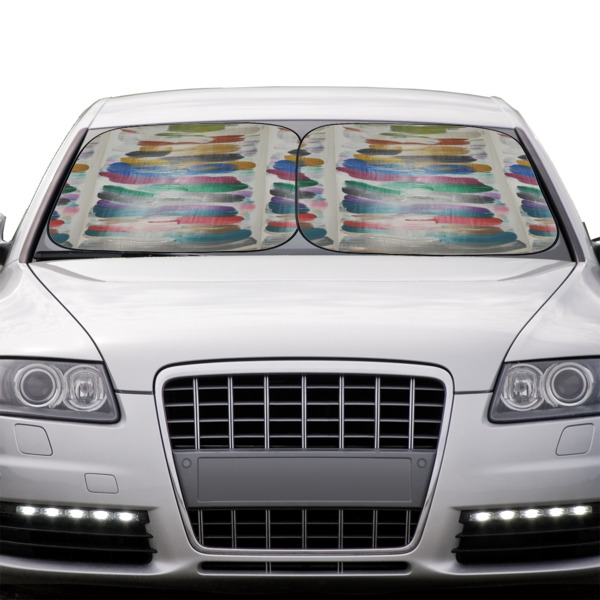 Custom Design - Car Sun Shades - IN CONTEXT