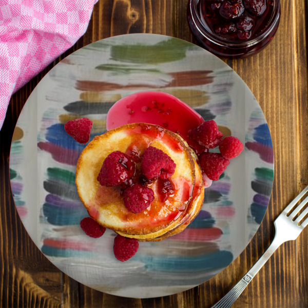 Custom Design - Melamine Plate 8 inches - LIFESTYLE