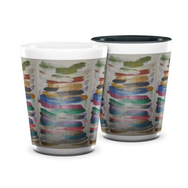 Custom Design Your Own Ceramic Shot Glass - 1.5 oz