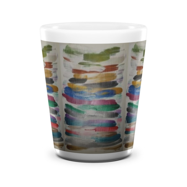Custom Design - Ceramic Shot Glass - White - Front