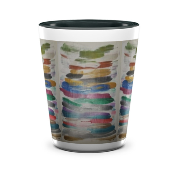 Custom Design - Ceramic Shot Glass - Two Tone - Front