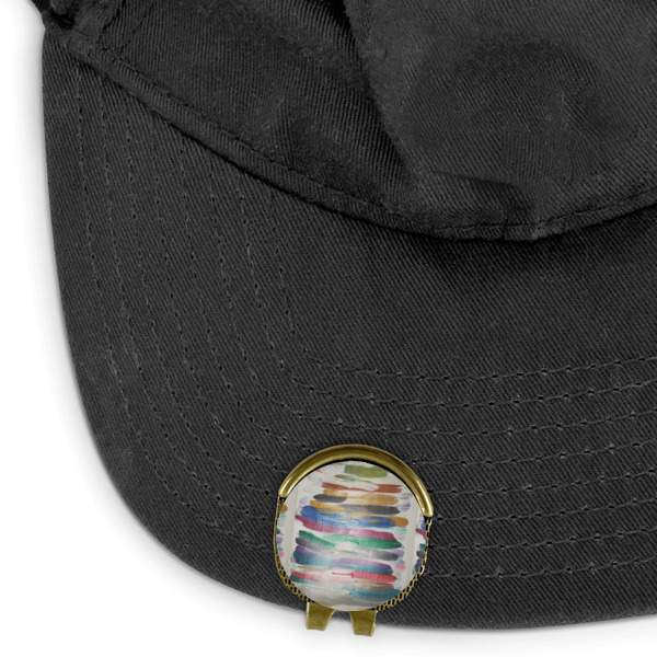Custom Design - Golf Ball Marker Hat Clip - Main - GOLD