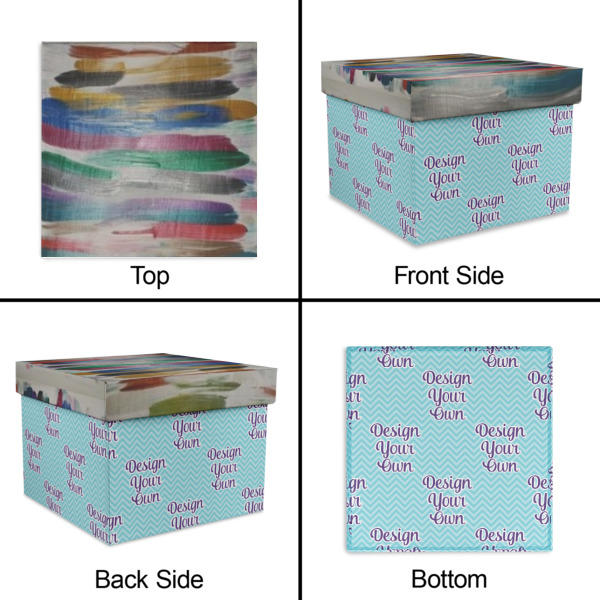 Custom Design - Gift Boxes with Lid - Canvas Wrapped - Large - Approval