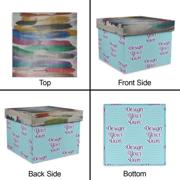 Custom Design - Gift Boxes with Lid - Canvas Wrapped - Small - Approval