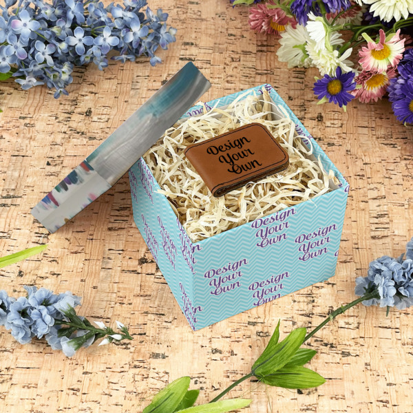 Custom Design - Gift Boxes with Lid - Canvas Wrapped - Small - In Context