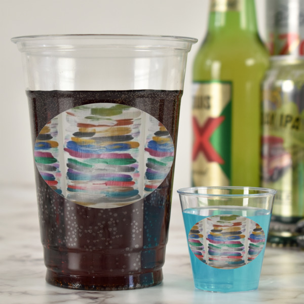 Custom Design - Plastic Shot Glasses - In Context