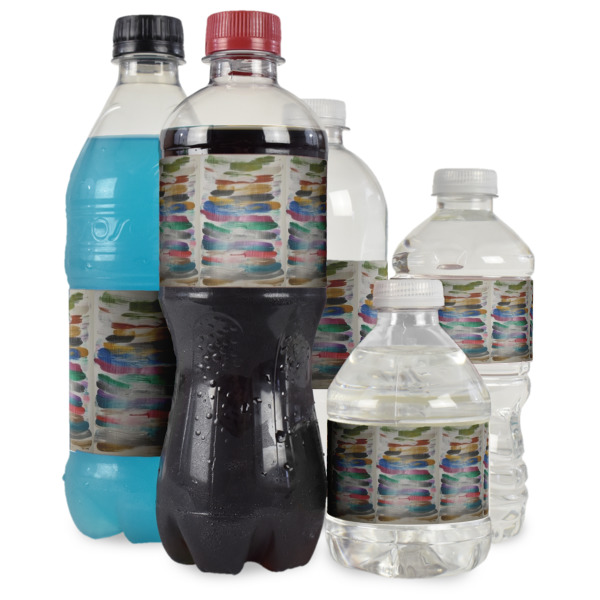 Custom Design - Water Bottle Label - Multiple Bottle Sizes