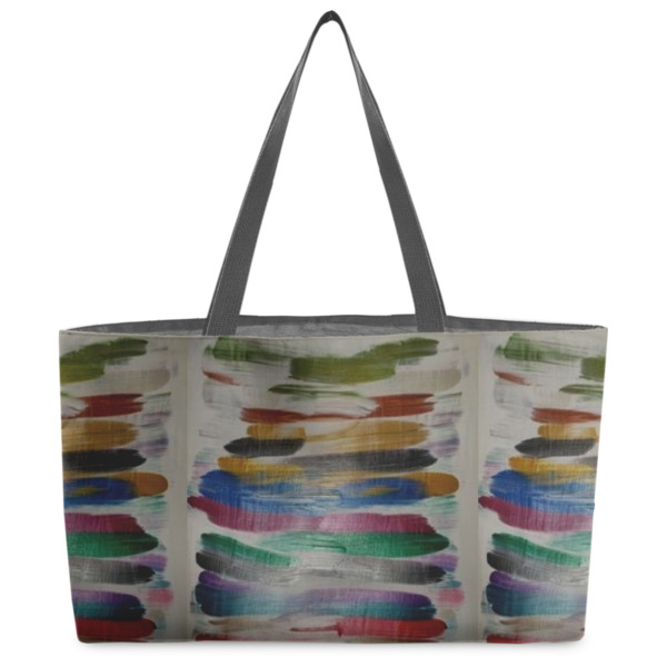 Custom Design Your Own Beach Totes Bag - w/ Black Handles