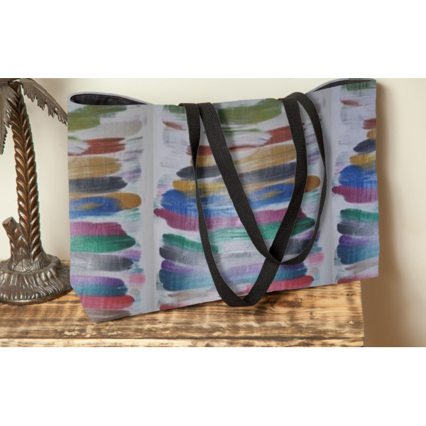 Custom Design - Tote w/Black Handles - Lifestyle View