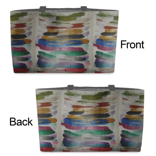 Custom Design - Tote w/Black Handles - Front & Back Views