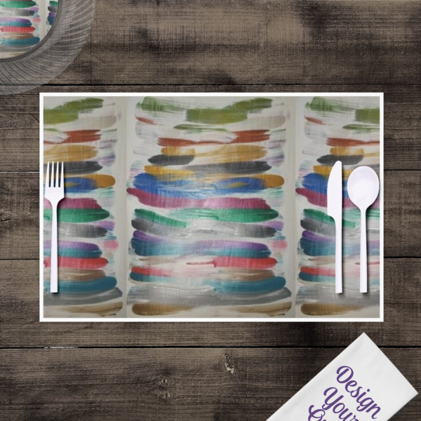 Custom Design - Disposable Paper Placemat - In Context