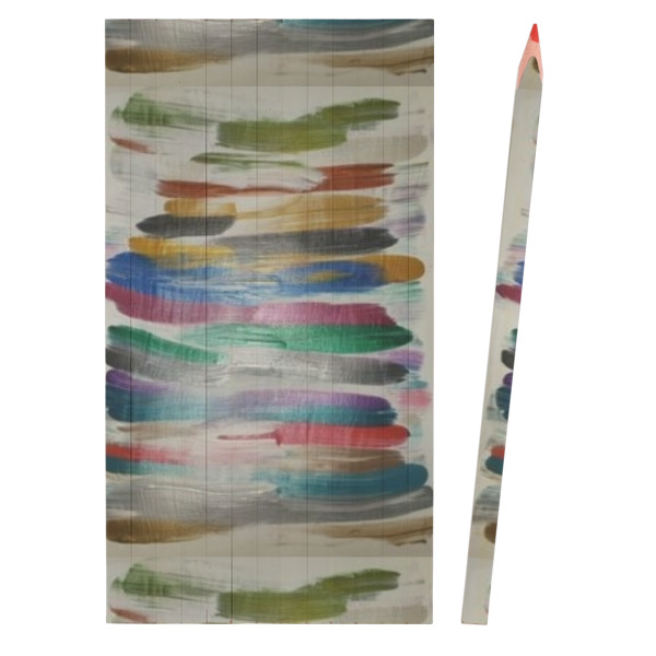 Custom Design - Colored Pencils - Front View