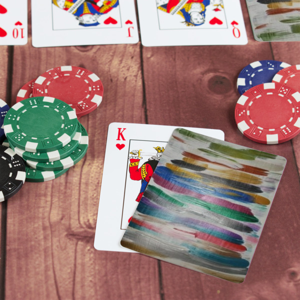 Custom Design - On Table with Poker Chips