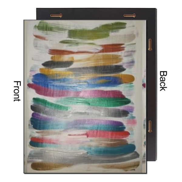 Custom Design - 16x20 Wood Print - Front & Back View