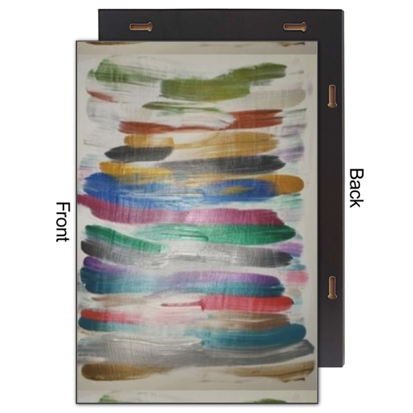 Custom Design - 20x30 Wood Print - Front & Back View