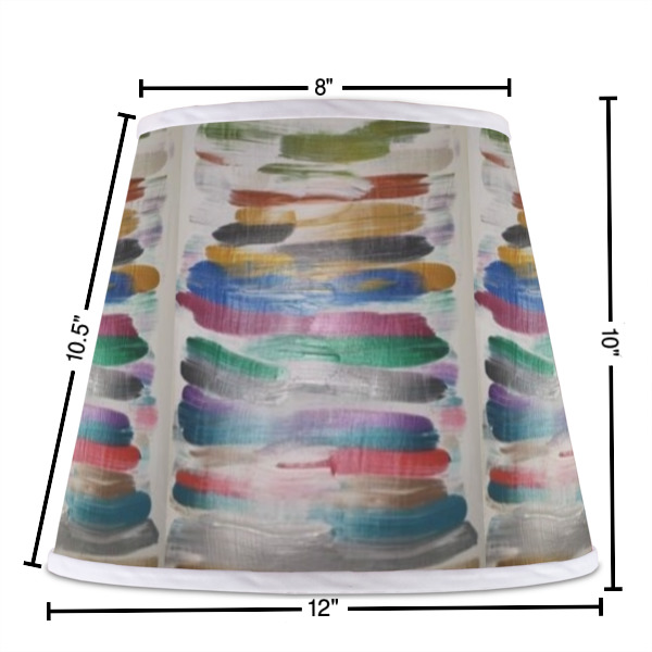 Custom Design - Poly Film Empire Lampshade - Dimensions