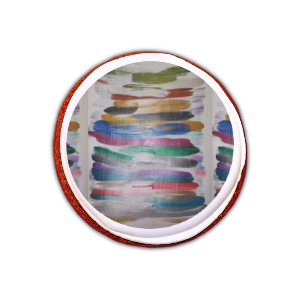 Custom Design - Printed Icing Circle - XSmall - On Cookie