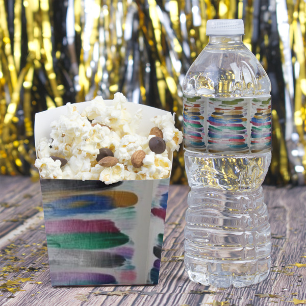 Custom Design - French Fry Favor Box - w/ Water Bottle