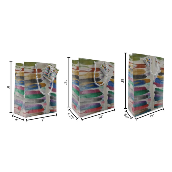 Custom Design - Gift Bags - All Sizes - Dimensions